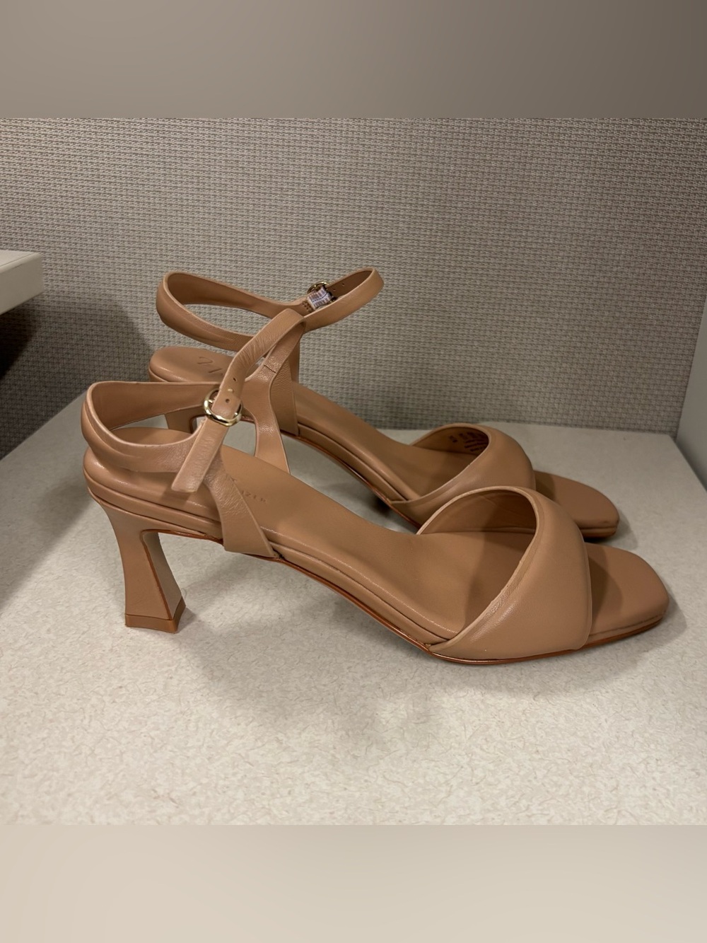 27 EDIT Naturalizer Grace Ankle Strap Leather Sandals Women’s Size 8